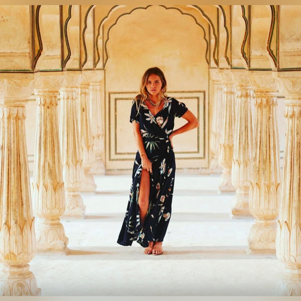 Roxy Lotus Heart Maxi Dress